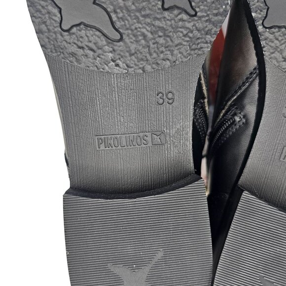 Pikolinos 8.5 Royal Flat Lace-Up Ankle Boots Lead EU 39 New w/Tag No Box - Picture 12 of 16